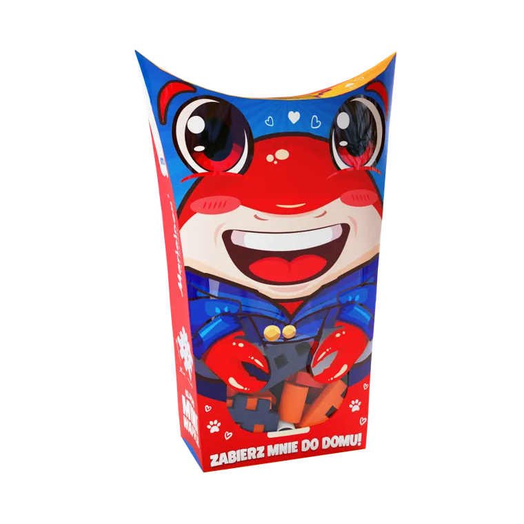 Marioinex, Mini Waffle, Pocket Pets, Krab, klocki konstrukcyjne, 33 elementy