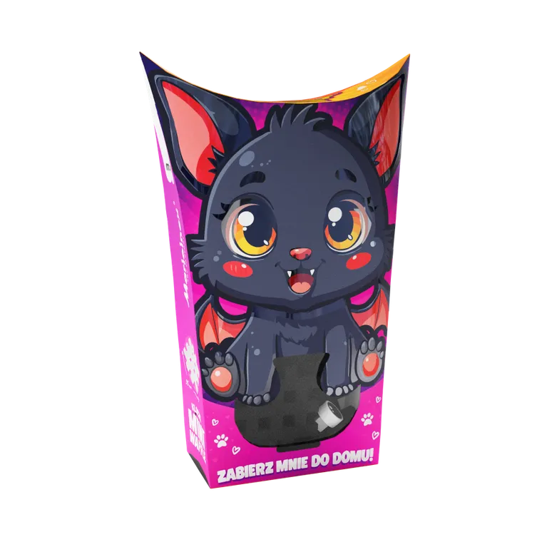 Marioinex, Mini Waffle, Pocket Pets, Nietoperz, klocki konstrukcyjne, 15 elementów