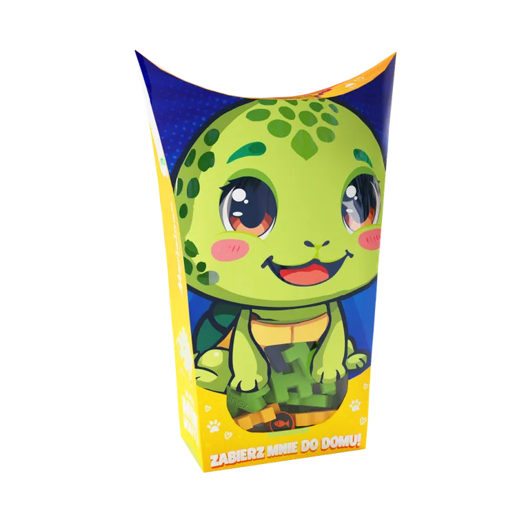 Marioinex, Mini Waffle, Pocket Pets, Żółw, klocki konstrukcyjne, 25 elementów