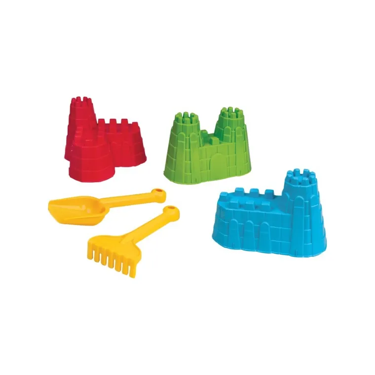 Marioinex, mini zamki, 3 szt. zestaw do piasku