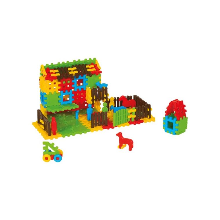 Marioinex, Waffle, Gospodarstwo domowe, klocki konstrukcyjne, 120 elementów