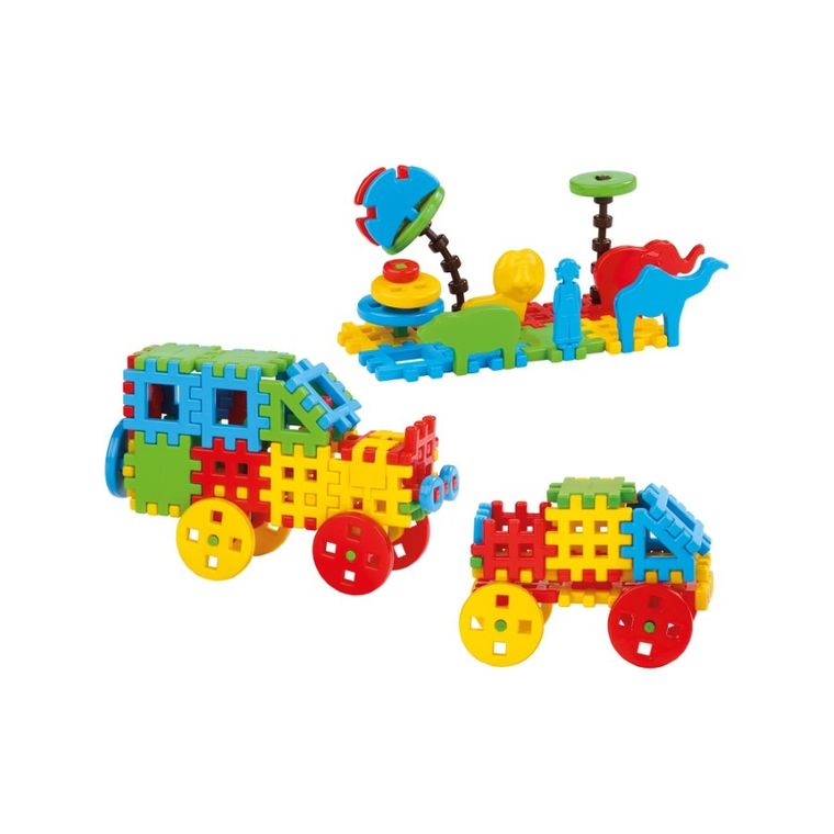 Marioinex, Waffle, klocki konstrukcyjne, 100 elementów