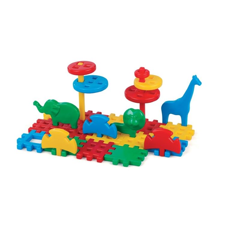 Marioinex, Waffle, klocki konstrukcyjne, 30 elementów