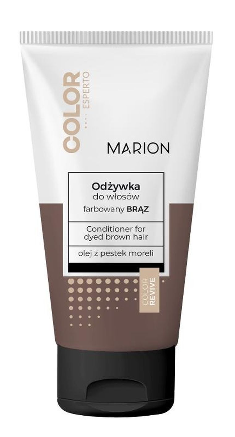 Marion, Color Esperto, odżywka do włosów ochładzająca kolor, farbowany brąz, 150 ml