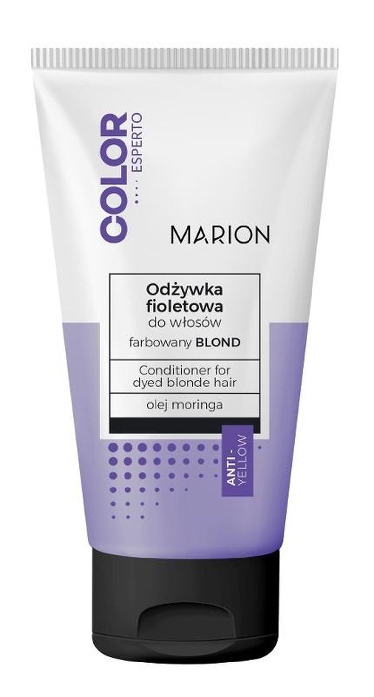 Marion, Color Esperto, odżywka fioletowa do włosów, farbowany blond, 150 ml
