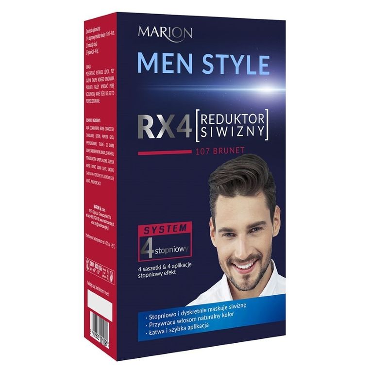 Marion Men, reduktor siwizny nr 107, brunet