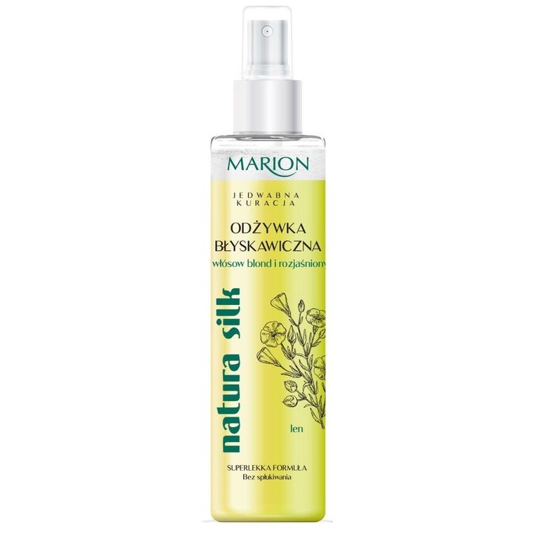 Marion, Natura Silk, błyskawiczna odżywka do włosów blond i rozjaśnionych, 150 ml