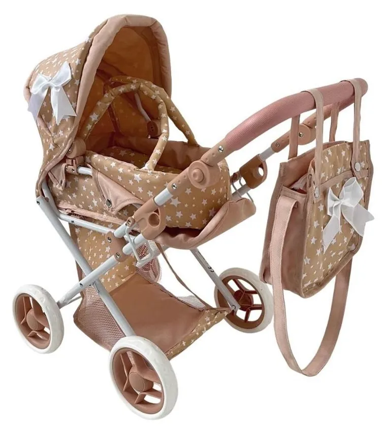 Mariotoys, wózek dla lalek głęboki z torbą