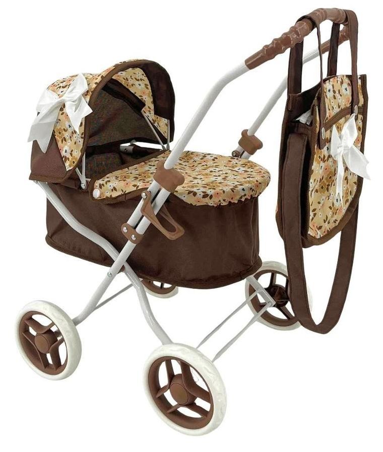 Mariotoys, wózek dla lalek głęboki z torbą