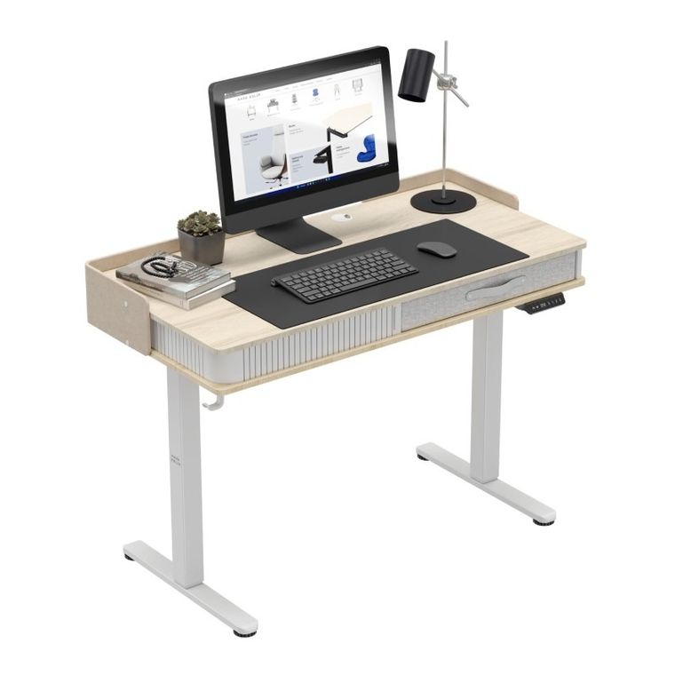 Mark Adler, Leader 8.0, biurko z regulacją wysokości, White, 120 cm