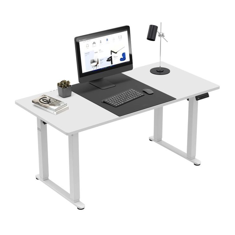 Mark Adler, Leader 9.3, biurko z regulacją wysokości, White, 160 cm