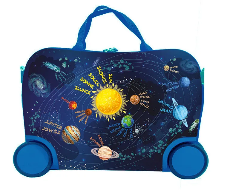Marko, kosmiczna kolekcja, jeżdżąca walizka podróżna, kosmos