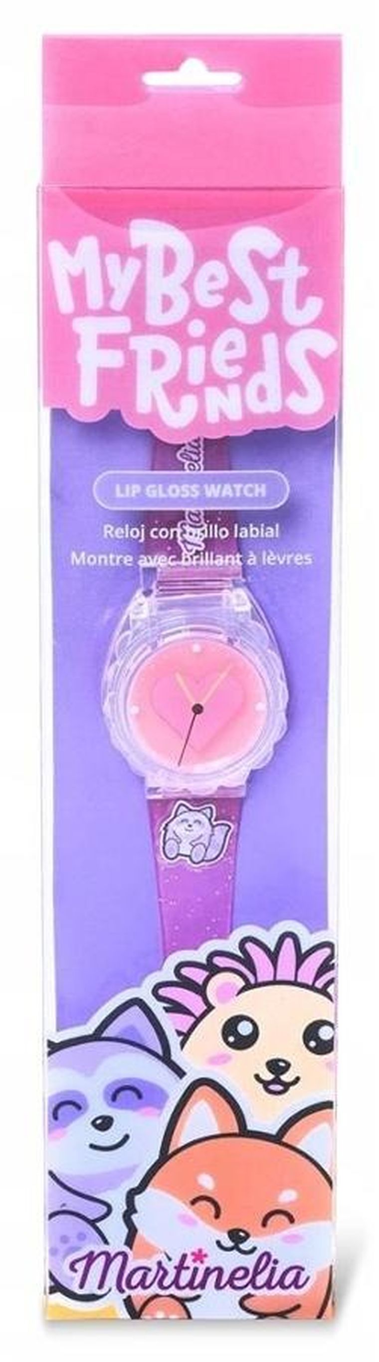 Martinelia, zegar z błyszczykiem do ust dla dzieci