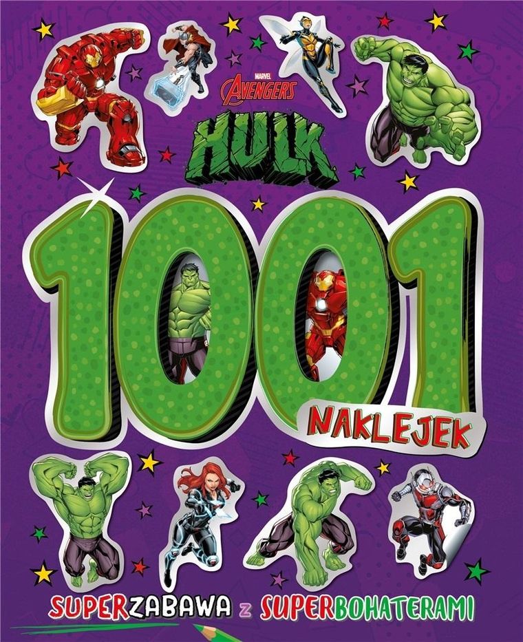 Marvel Avengers Hulk. 1001 naklejek