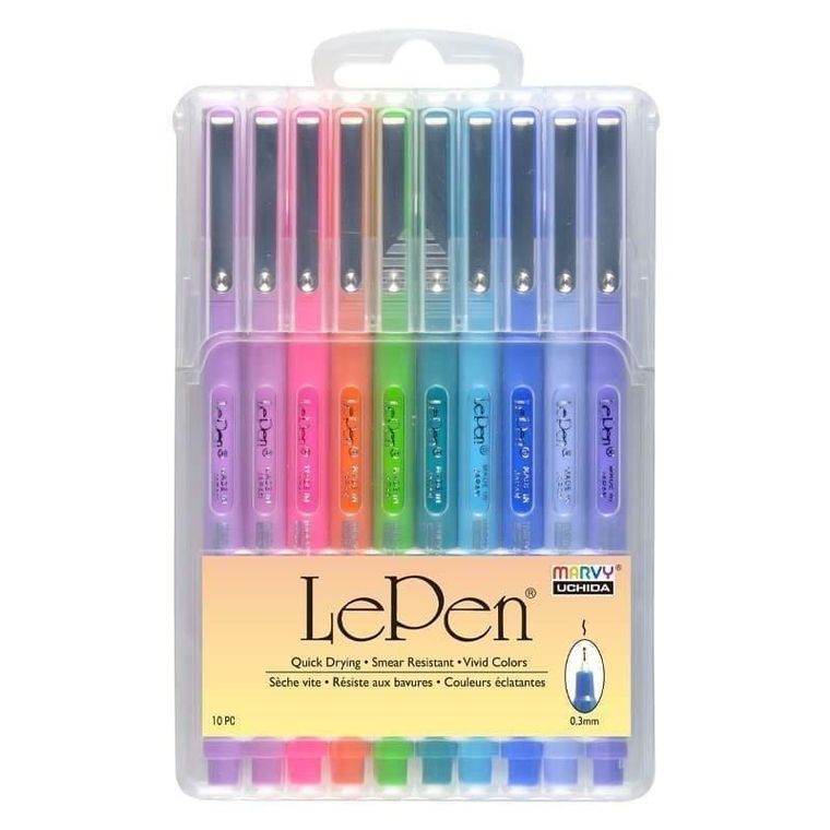 Marvy, Le Pen Bright, cienkopisy, 10 kolorów