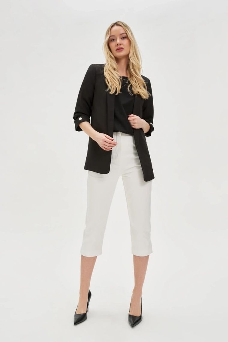 Marynarka damska, czarna, Moodo