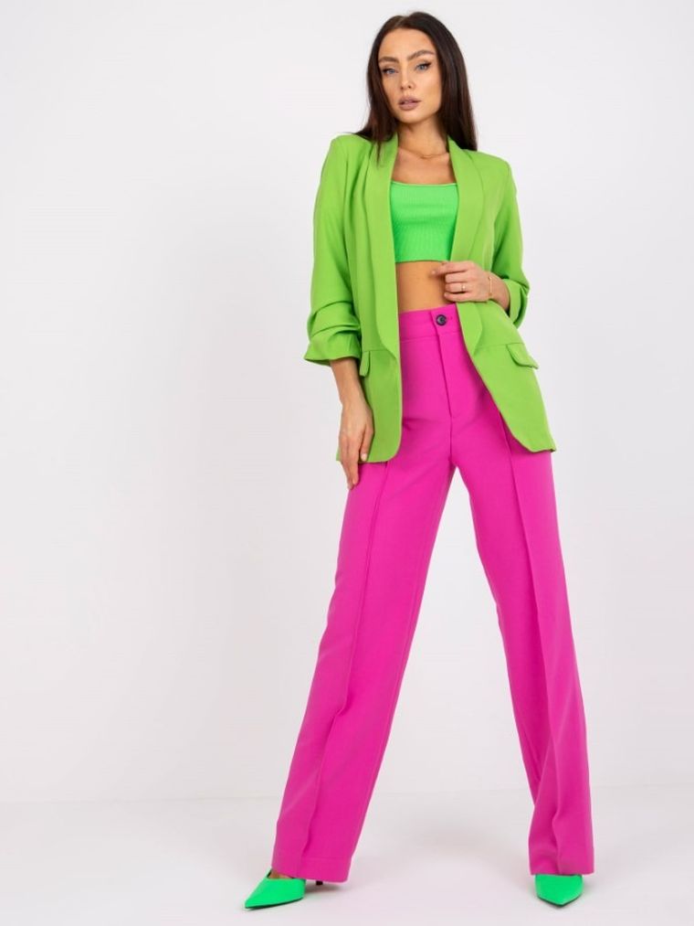 Marynarka damska, zielona, Italy Moda