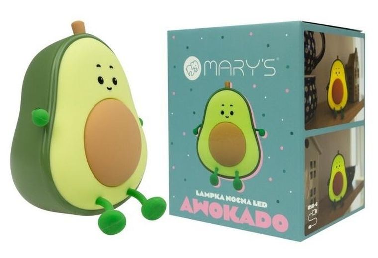 Mary's, Avokado, lampka nocna LED