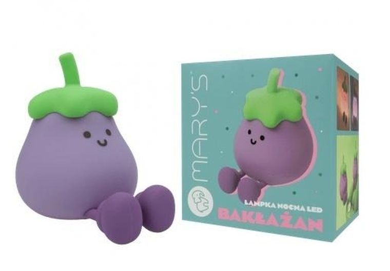 Mary's, Bakłażan, lampka nocna LED