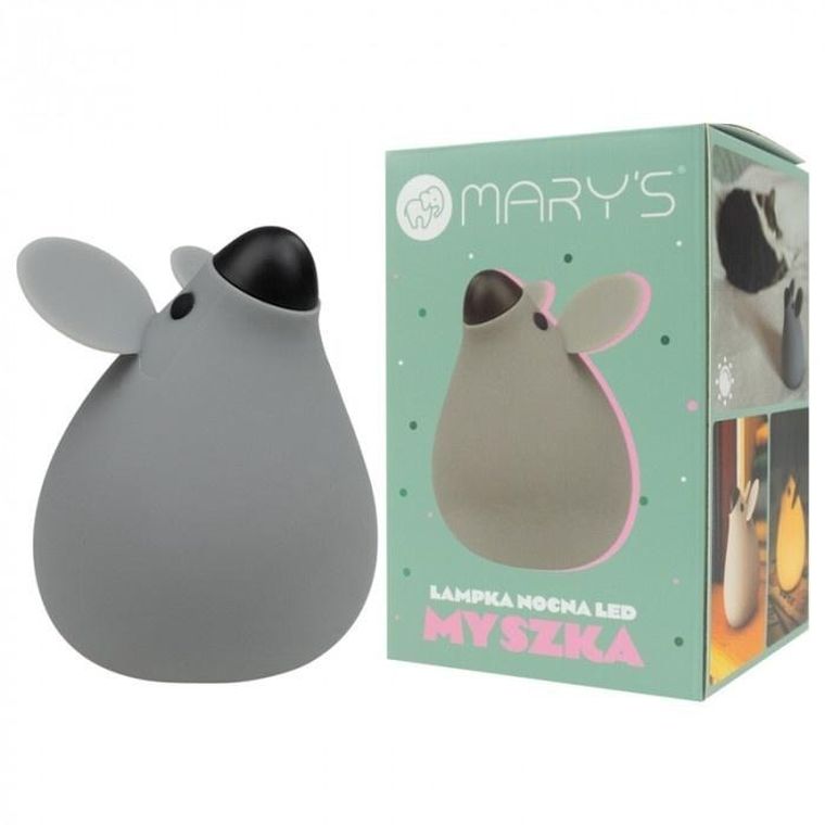 Mary's, Myszka, lampka nocna LED, szara