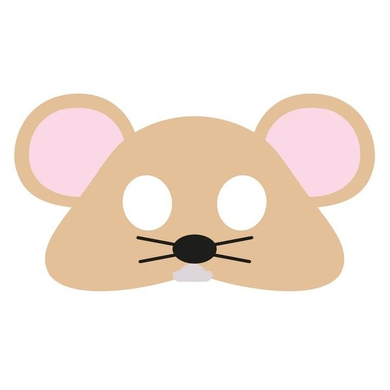 Maska filcowa, myszka