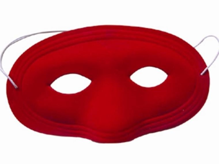 Maska na oczy, czerwona