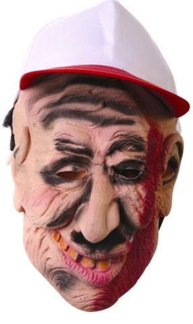 Maska, Starzec, z czapką