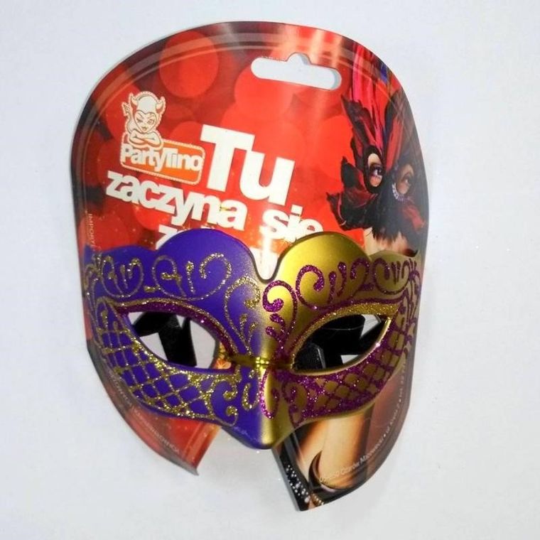 Maska wenecka, fioletowa
