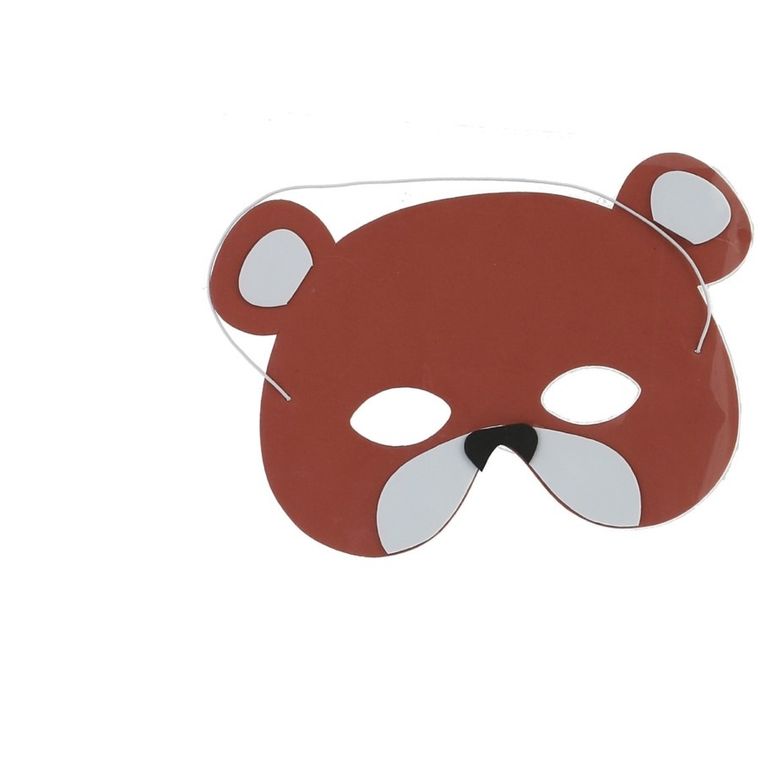 Maska, zwierzątka, miś