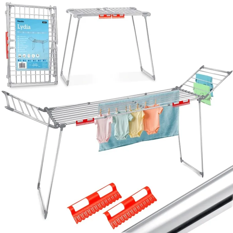 Massido, Lydia, stojąca suszarka na pranie, rozkładana, 27 mb