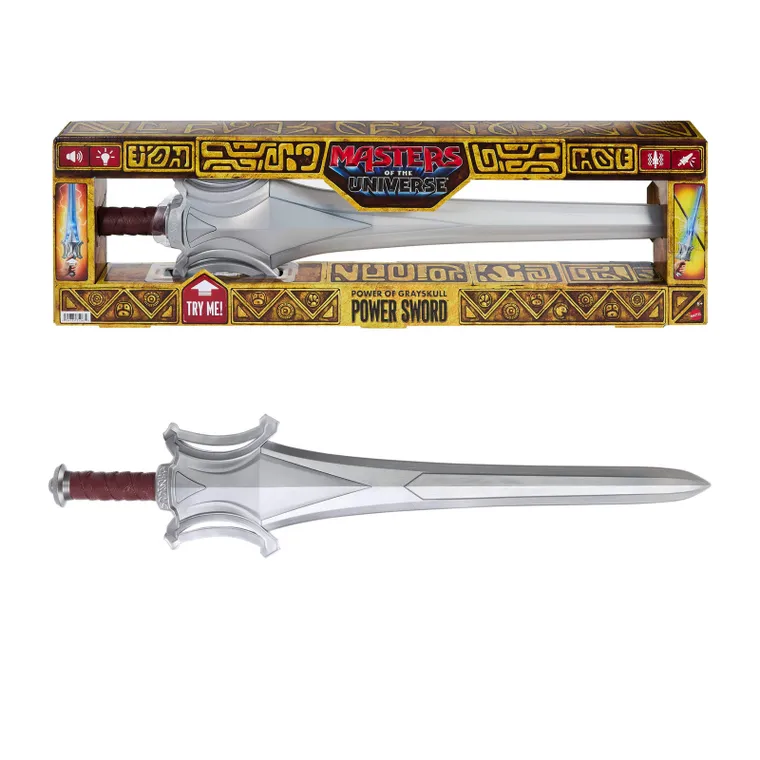 Masters of the Universe, First Ones, Miecz Mocy z dźwiękami Deluxe, zabawka interaktywna