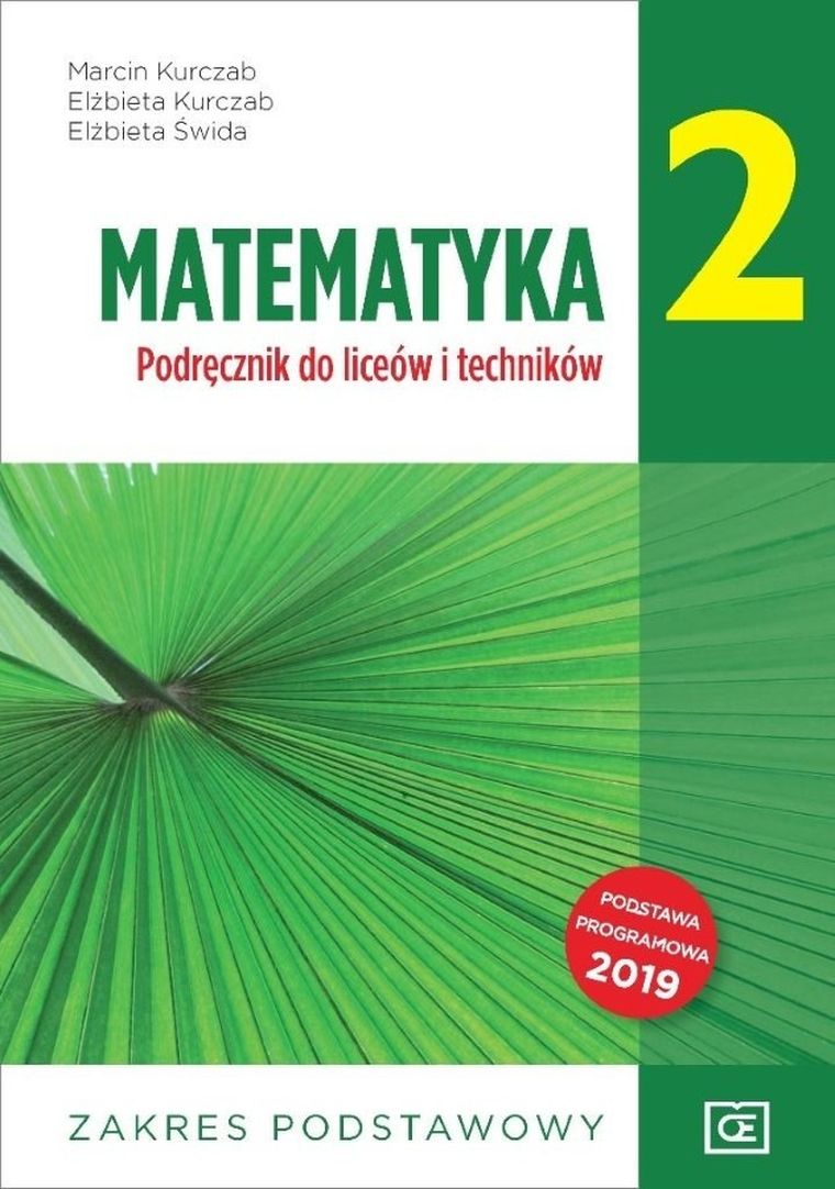 Matematyka 2. Liceum i technikum. Zakres podstawowy