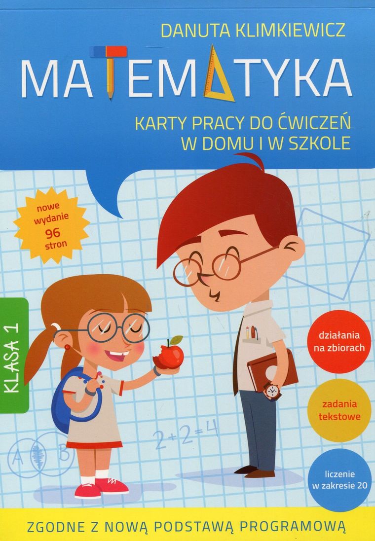 Matematyka. Karty pracy do ćwiczeń w domu i w szkole. Część 1. Szkoła podstawowa
