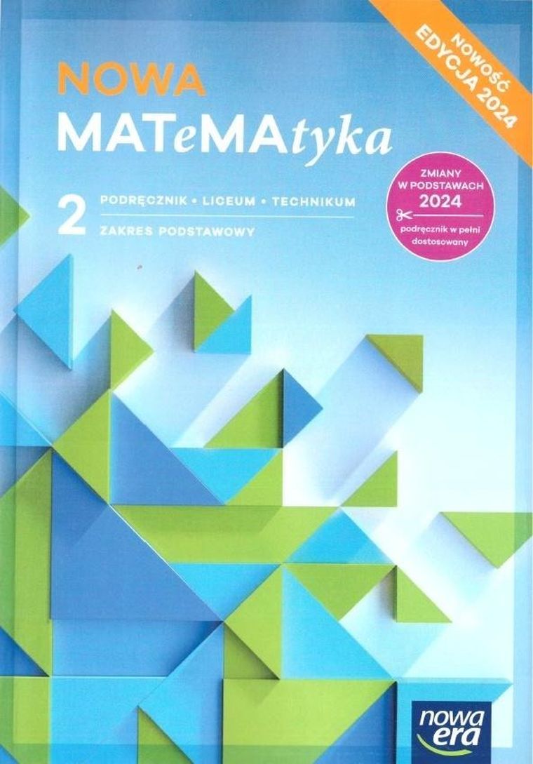 Matematyka LO. 2 Nowa MATeMAtyka. Podręcznik ZP 2025