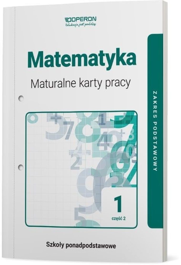 Matematyka. Maturalne karty pracy 1. Część 2. Liceum i technikum. Zakres podstawowy
