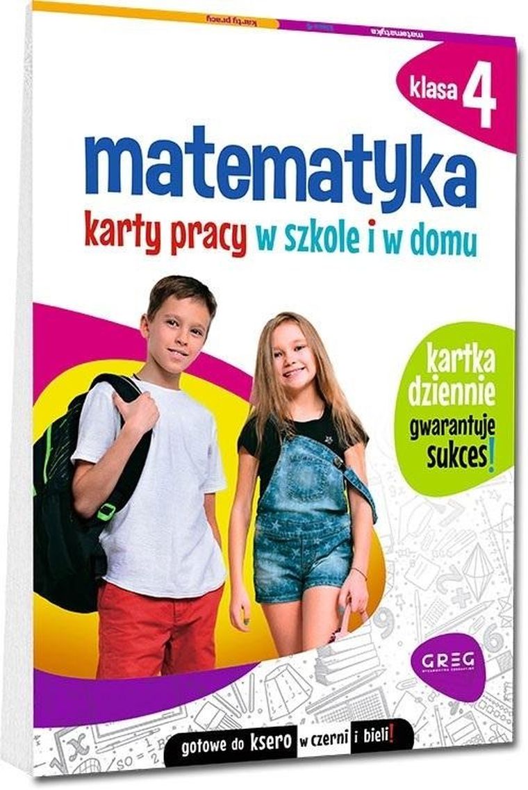 Matematyka. SP 4. Karty pracy w szkole i w domu