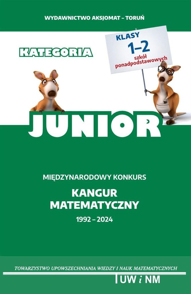 Matematyka z wesołym kangurem. Poziom Junior 2024
