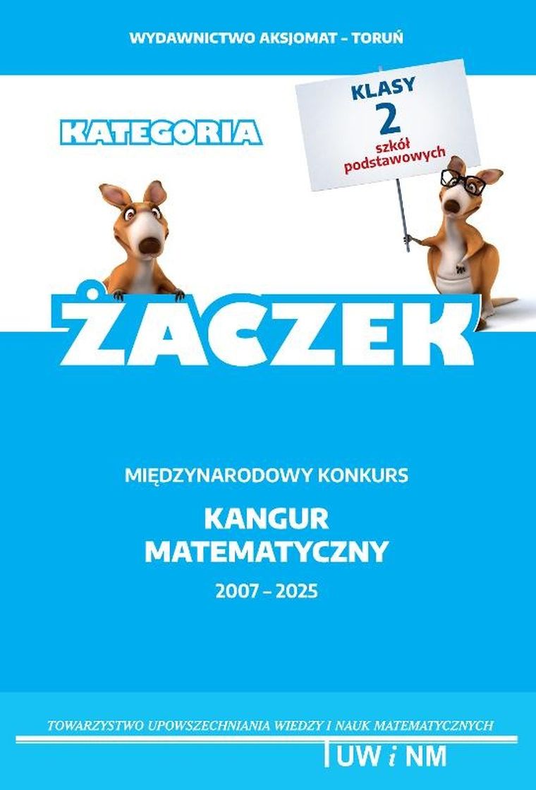 Matematyka z wesołym kangurem. Poziom Żaczek 2025