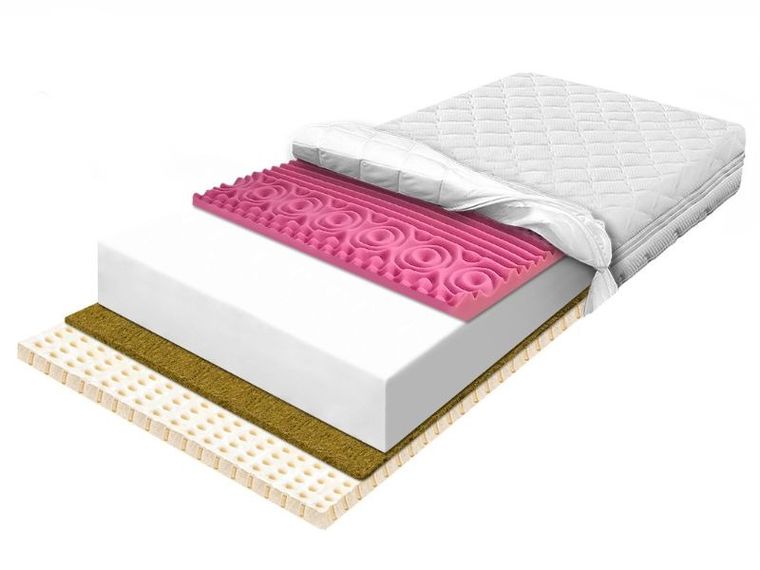 Materace z Gór, Flexi Lateks Breeze Zone, materac odświeżający, piankowy, lateksowy, 150-180-14 cm