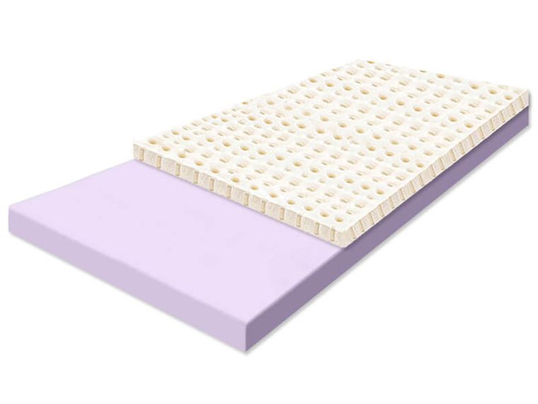 Materace z Gór, Top Hard Latti, materac wytrzymały, nawierzchniowy, lateksowy, twardy, 70-120-8 cm