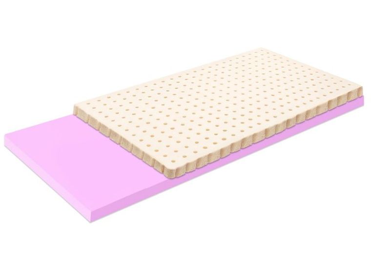 Materace z Gór, Top Hr Lateks, materac odprężający, nawierzchniowy, wysokoelastyczny, 90-120-6 cm
