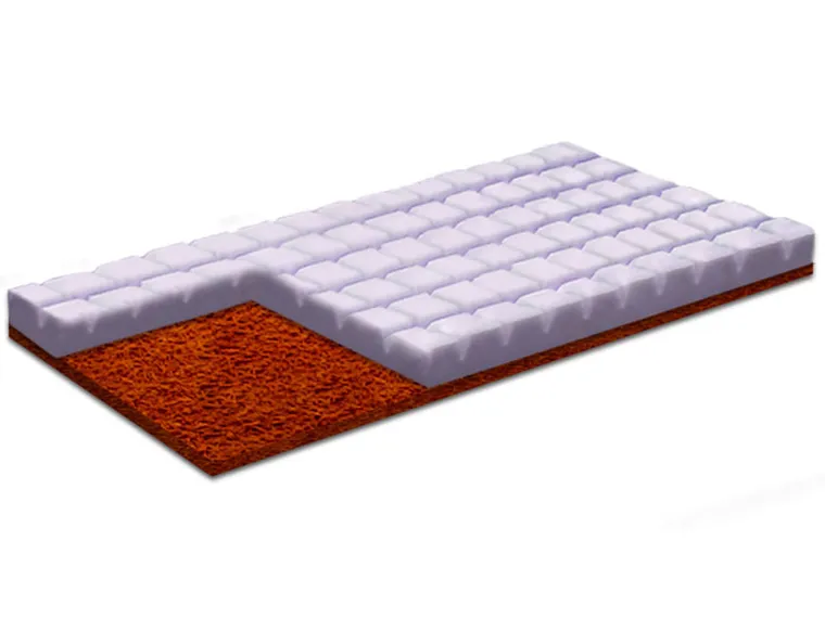 Materace z Gór, Top Kokos Cube, materac utwardzający, nawierzchniowy, kokosowy, 60-130-6 cm