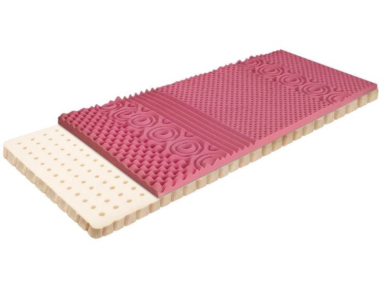 Materace z Gór, Top Lati Zone, materac ergonomiczny, nawierzchniowy, lateksoidalny, 60-180-7 cm