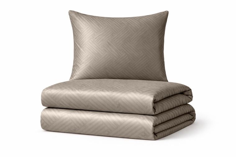 Matex, 3-częściowy komplet pościeli, adamaszek geometryczny, 160-200 cm