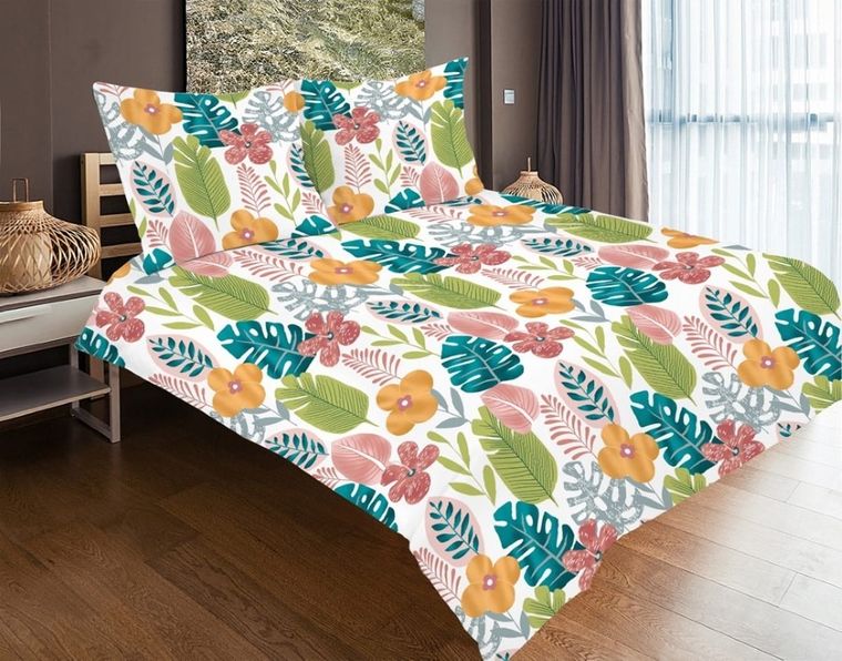 Matex, Exclusive, 3-częściowy komplet pościeli satynowej, kolorowy, 160-200 cm