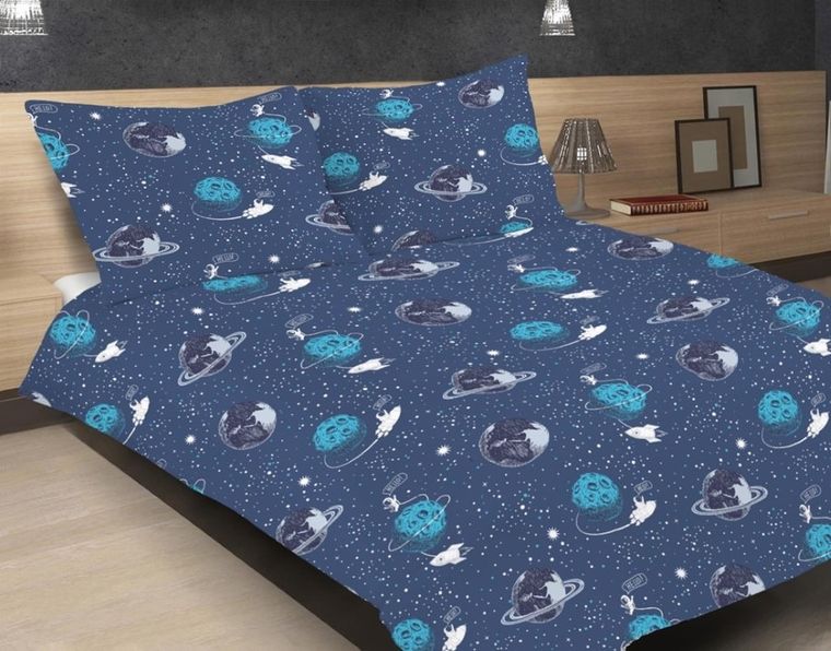 Matex, Exclusive, 3-częściowy komplet pościeli satynowej, kolorowy, 160-200 cm