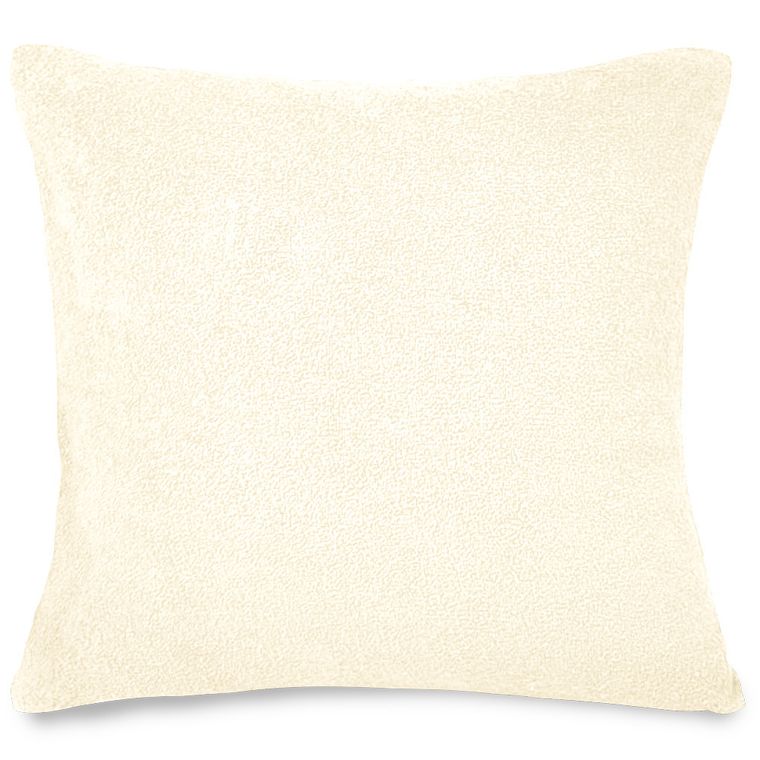 Matex, Frotte, poszewka na poduszkę typu jasiek, ecru, 40-40 cm