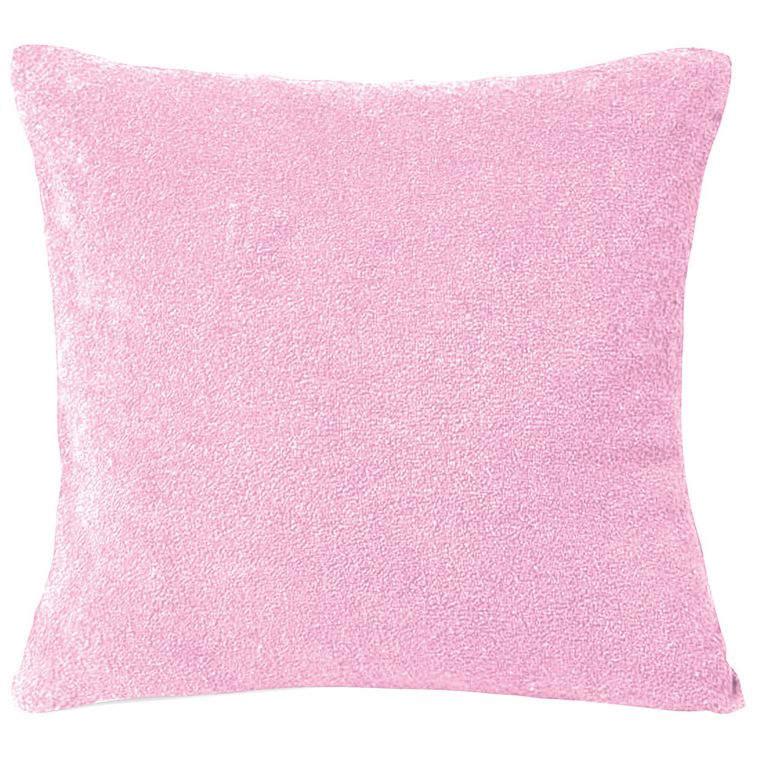 Matex, Frotte, poszewka na poduszkę typu jasiek, różowa, 40-40 cm