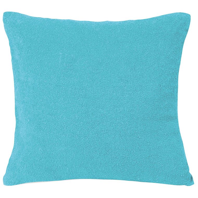 Matex, Frotte, poszewka na poduszkę typu jasiek, turkusowa, 40-40 cm