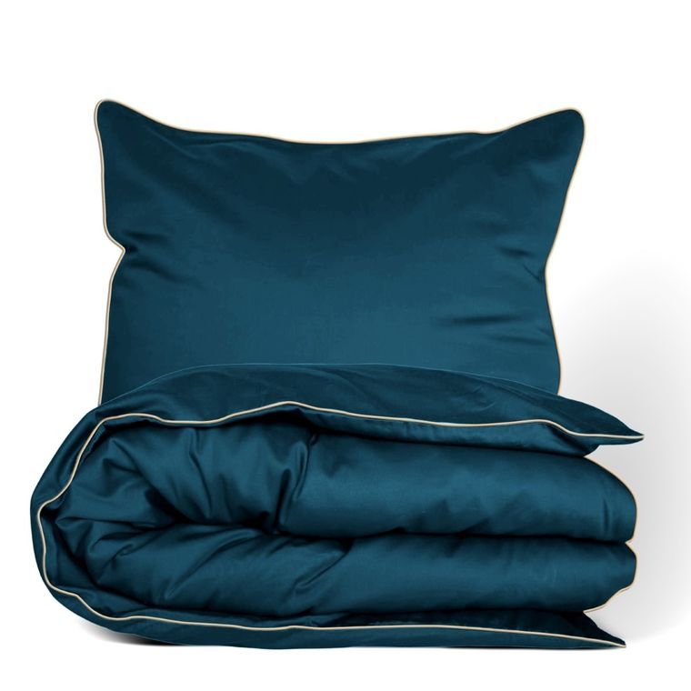 Matex, Gold Line, pościel satynowa, jednobarwna z wypustką, 160-200 cm